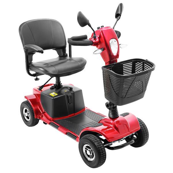 4 - wheel Electric Scooter With Basket And Extended Battery - Banned Temu - Yahko Merchandise