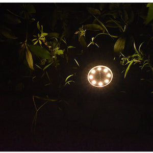 4/8 LEDs Solar Powered Buried Light Outdoor Pathway Garden Decking - Yahko Merchandise