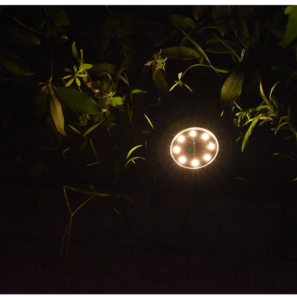 4/8 LEDs Solar Powered Buried Light Outdoor Pathway Garden Decking - Yahko Merchandise