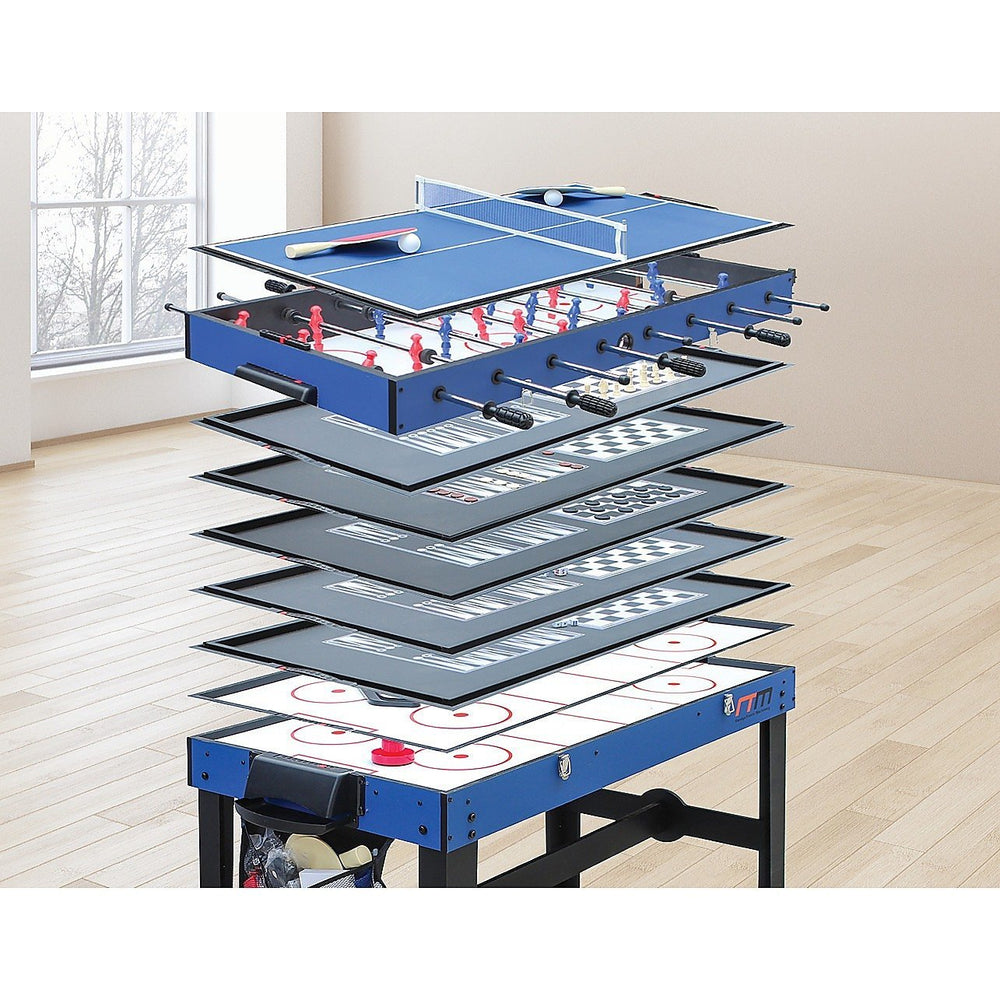 4FT 12 - in - 1 Combo Games Tables Foosball Soccer Basketball Hockey Pool - Yahko Merchandise