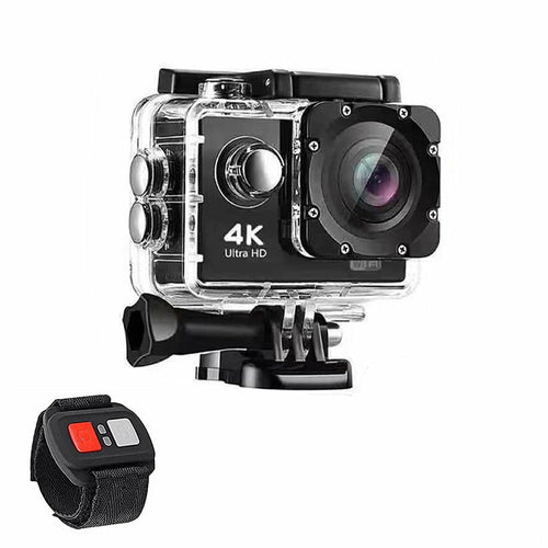 4K Waterproof All Digital UHD WiFi Camera + RF Remote And Accessories - Yahko Merchandise
