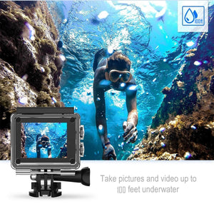 4K Waterproof All Digital UHD WiFi Camera + RF Remote And Accessories - Yahko Merchandise