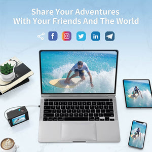 4K Waterproof All Digital UHD WiFi Camera + RF Remote And Accessories - Yahko Merchandise