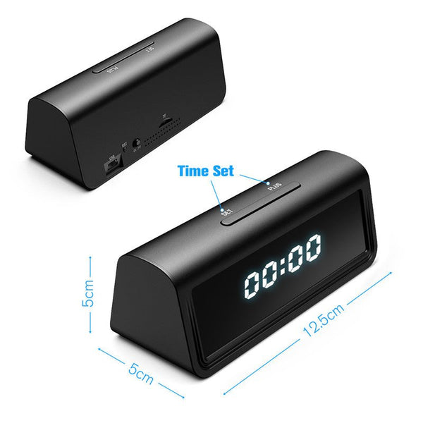4K Wifi Secret Clock Micro Camera Security Camera IR Night Vision - Yahko Merchandise