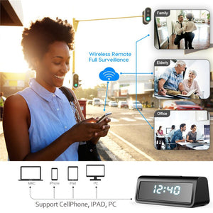 4K Wifi Secret Clock Micro Camera Security Camera IR Night Vision - Yahko Merchandise