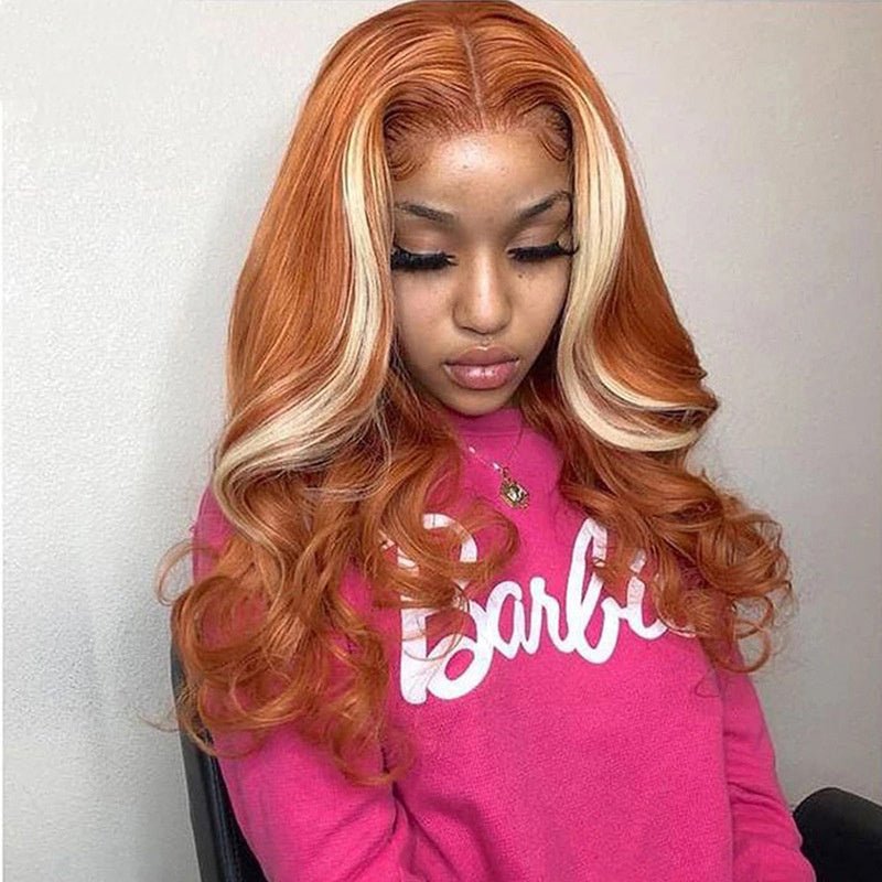 4X4 Human Hair Wig Head Cover Highlights 613 - Yahko Merchandise