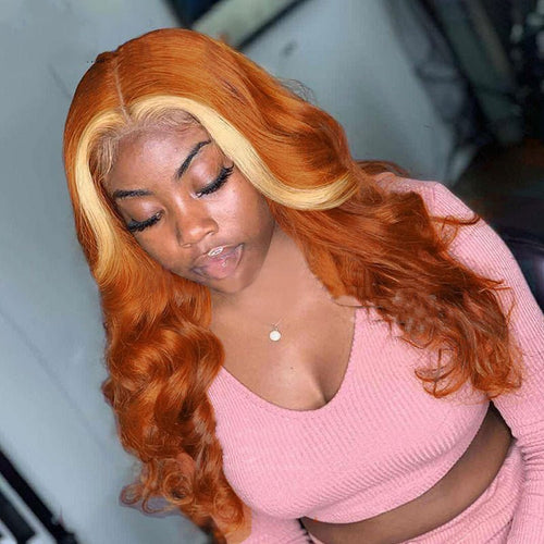 4X4 Human Hair Wig Head Cover Highlights 613 - Yahko Merchandise