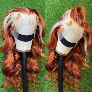 4X4 Human Hair Wig Head Cover Highlights 613 - Yahko Merchandise