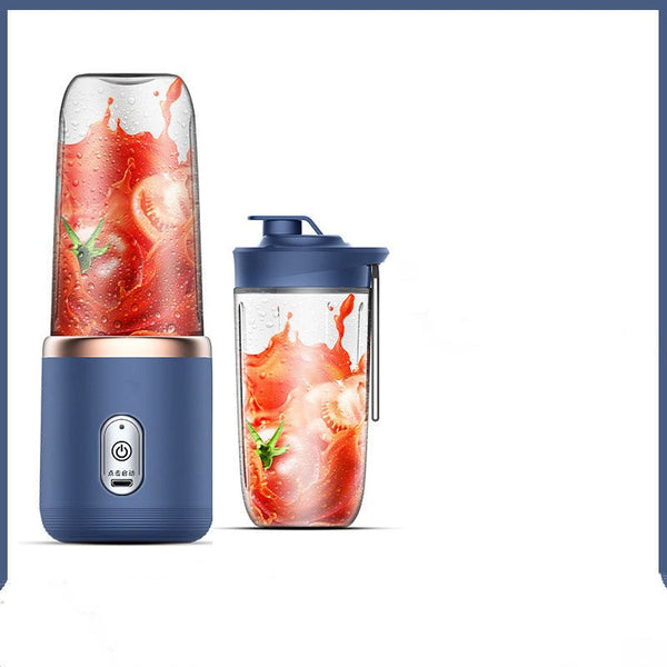 6blade Portable Blender Mini Juicer Cup Extractor Smoothie USB Charging Fruit Squeezer Blender Food Mixer Ice Crusher Portable Juicer Machine - Yahko Merchandise