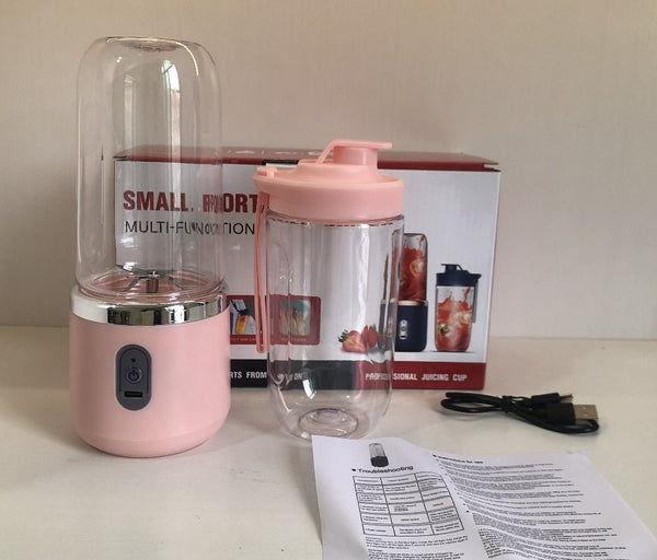 6blade Portable Blender Mini Juicer Cup Extractor Smoothie USB Charging Fruit Squeezer Blender Food Mixer Ice Crusher Portable Juicer Machine - Yahko Merchandise