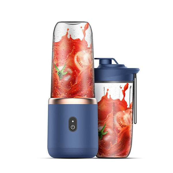 6blade Portable Blender Mini Juicer Cup Extractor Smoothie USB Charging Fruit Squeezer Blender Food Mixer Ice Crusher Portable Juicer Machine - Yahko Merchandise