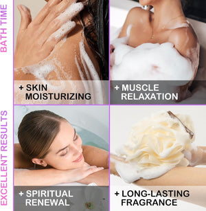 6PCS Bath Bombs,Cleansing Moisturizing Skin Bubble Bath Bombs,Handmade SPA Bath Bomb for Bubble Spa Bath Body Care,Bath Bomb Set for Mother,Girlfriend,Wife - Yahko Merchandise