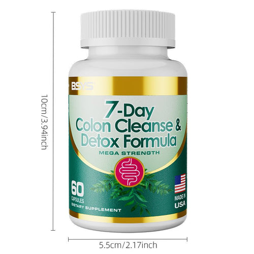 7 - Day Colon Cleanse & Detox Formula Capsulese - Yahko Merchandise