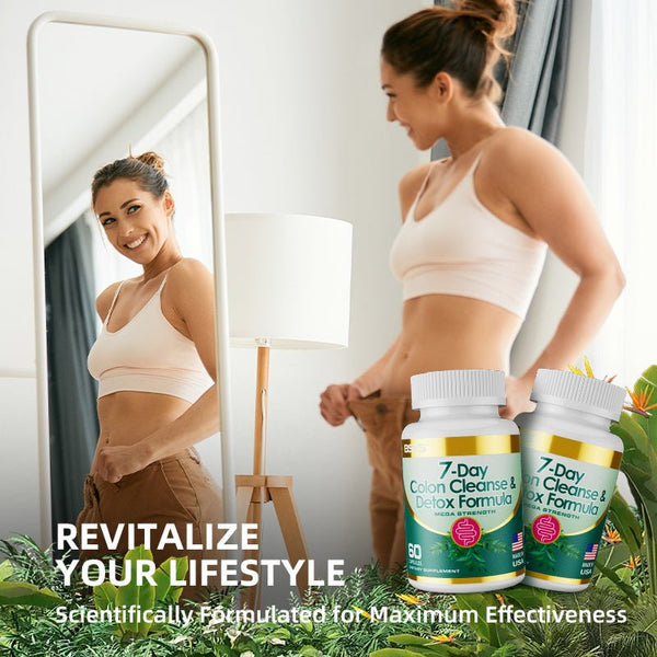 7 - Day Colon Cleanse & Detox Formula Capsulese - Yahko Merchandise