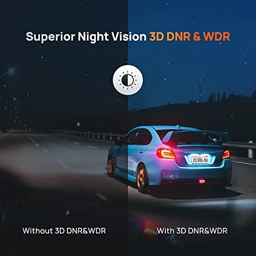 70mai A500s 1944P Dash Cam A800S Built - in GPS ADAS 140FOV 70mai Car Camera - Yahko Merchandise
