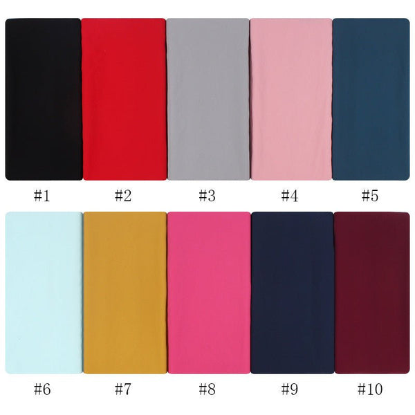 70x180cmMonochrome Pearl Chiffon Hijab Scarf - Yahko Merchandise
