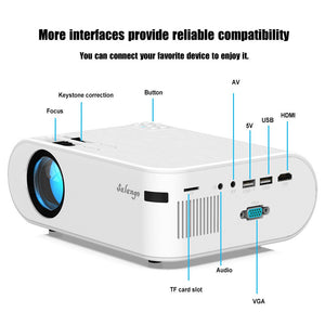 720p Portable Smart Projector P62 Supports Home Office HD Projector - Yahko Merchandise