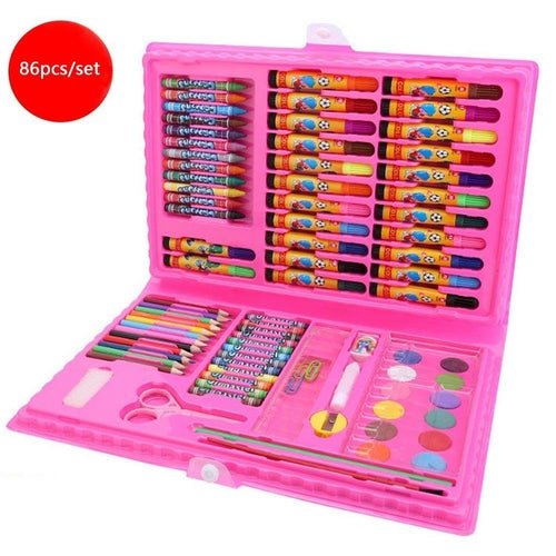 86Pcs/Set Kids Educational Toys Painting Tool Set Drawing Graffiti - Yahko Merchandise