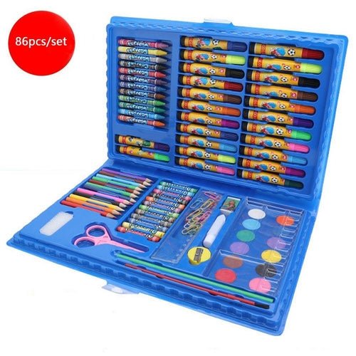 86Pcs/Set Kids Educational Toys Painting Tool Set Drawing Graffiti - Yahko Merchandise