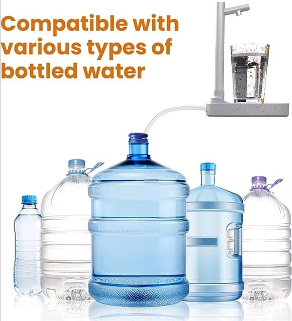 Added Extension Tupe Water Dispenser Automatic Water Bottle Desktop Rechargeable Water Dispenser With Stand - Yahko Merchandise