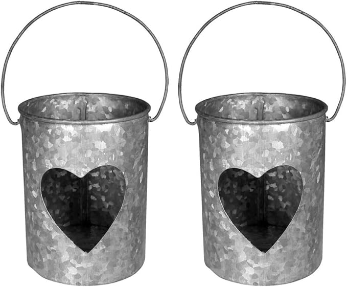 Amber Home Goods Heart Metal Votive Handmade Candle - Yahko Merchandise