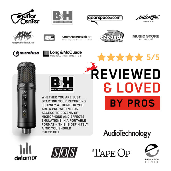 Antelope Audio - Axino recording system | Podcast microphone - Yahko Merchandise