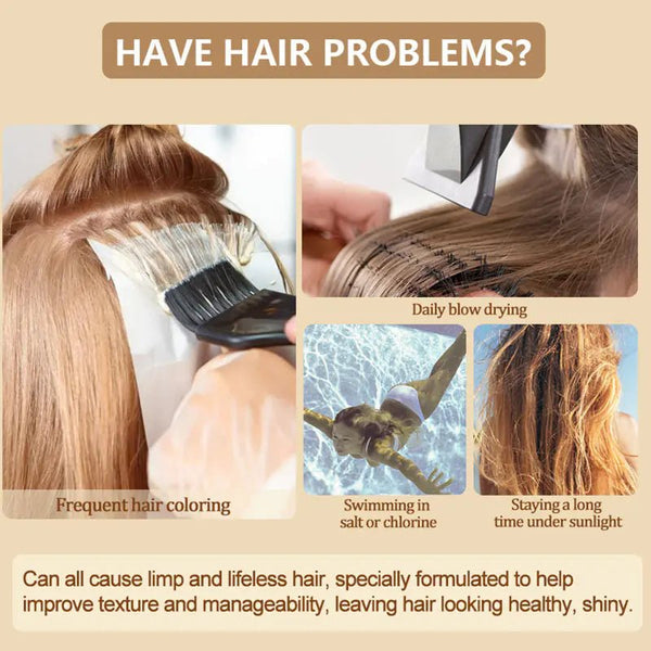 Anti - Shedding Smooth Hair Mask for Frizz Control - Yahko Merchandise