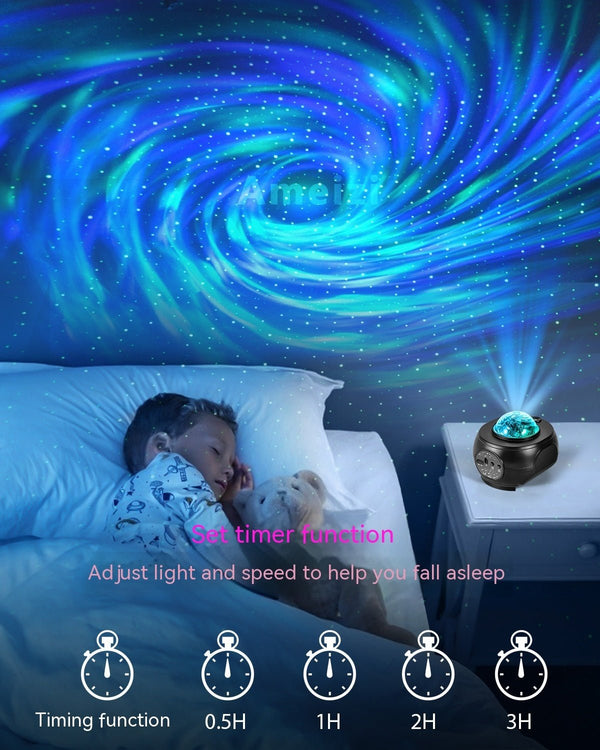 APP Starry Sky Projector Music Small Night Lamp - Yahko Merchandise