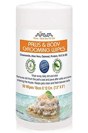 Arava Dog and Cat Wipes for Pet Grooming with Chlorhexidine and Silk - Yahko Merchandise