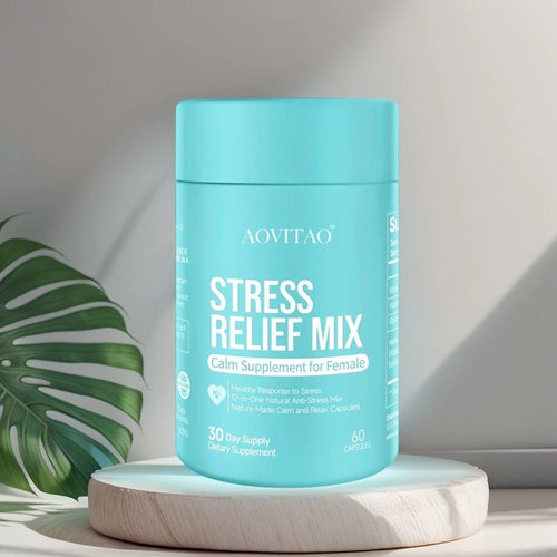 Ashwagandha For Women Supplement With L - Theanine Magnesium, Stress Relief, Focus And Relaxation Support Anxiery Pill - Yahko Merchandise