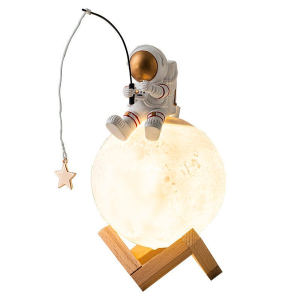 Astronaut Figurines Home Decoration Resin Spaceman Night Light - Yahko Merchandise
