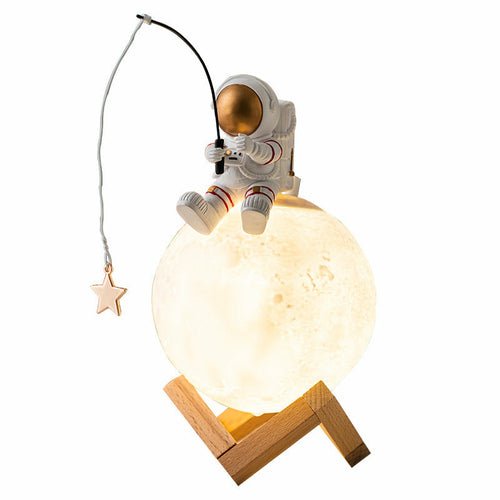 Astronaut Figurines Home Decoration Resin Spaceman Night Light - Yahko Merchandise