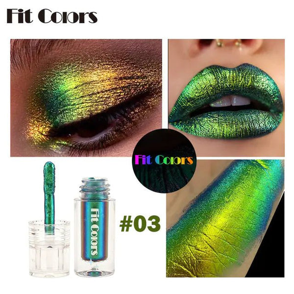 Aurora Long Lasting Multi Chrome Eyeshadow Pigments - Yahko Merchandise