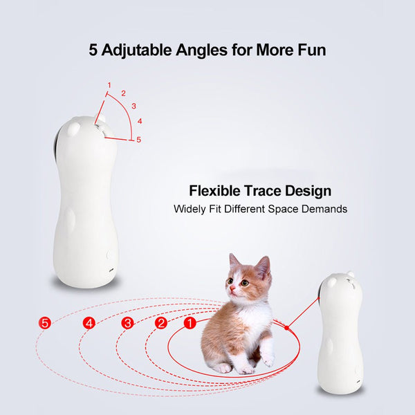 Automatic Laser Cat Toy Bear Laser Cat Toy LED Red Laser Cat Cat Toy - Yahko Merchandise