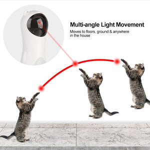 Automatic Laser Cat Toy Bear Laser Cat Toy LED Red Laser Cat Cat Toy - Yahko Merchandise