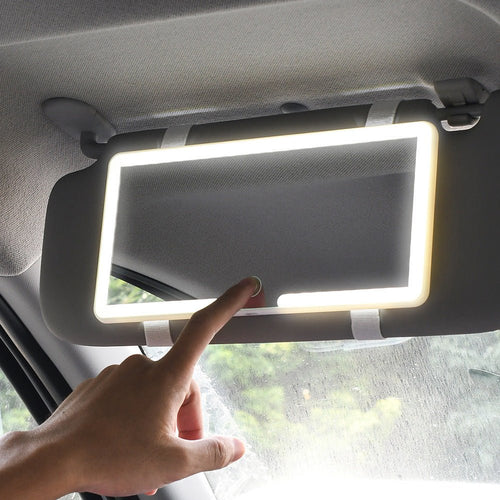 Automotive Sun Louver Makeup Mirror Dimming With Light - Yahko Merchandise