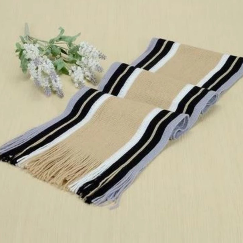 Autumn And Winter Fringed Men's Scarves - Yahko Merchandise