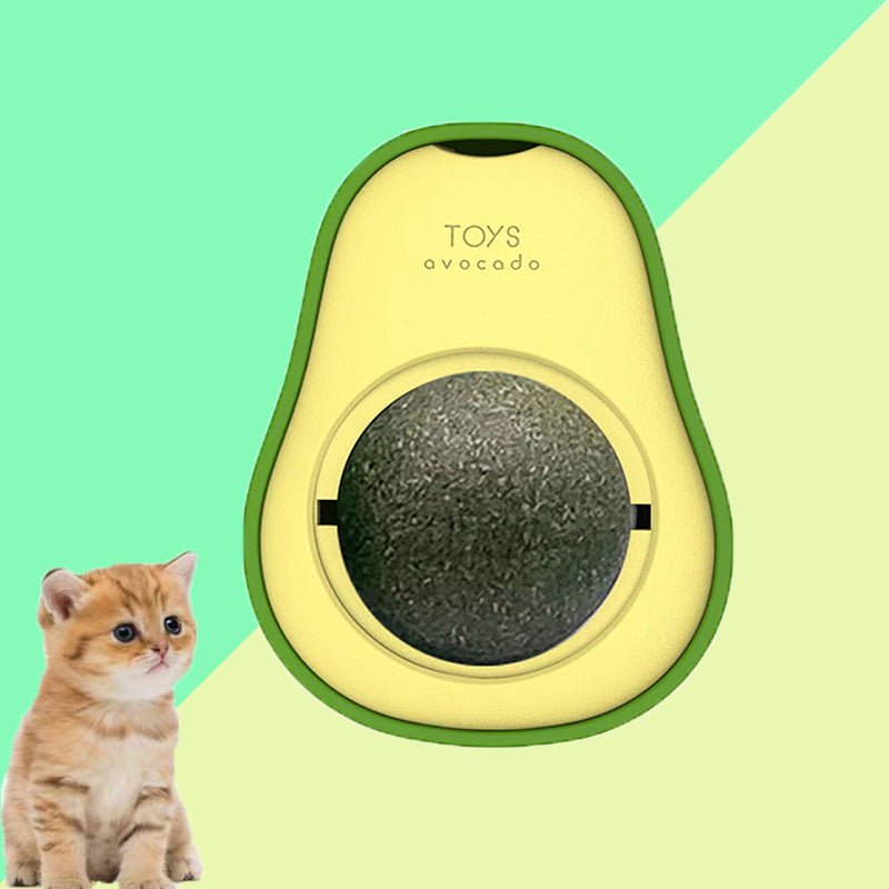 Avocado Cat Mint Multifunctional Catnip Toy 360 Rotating Self - healing Artifact Pet Supplies - Yahko Merchandise
