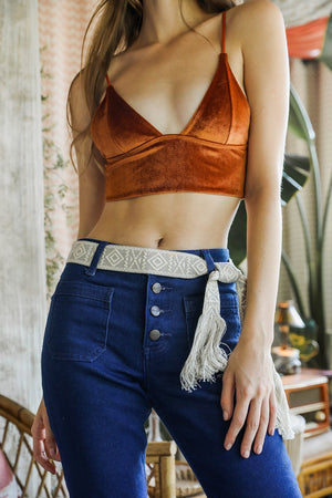 Aztec Waist Tie Belt - Yahko Merchandise