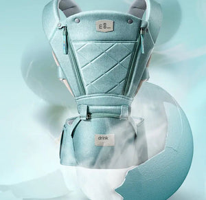 Baby Carrier with Bass Bear Hip Seat for Front Carry - Yahko Merchandise