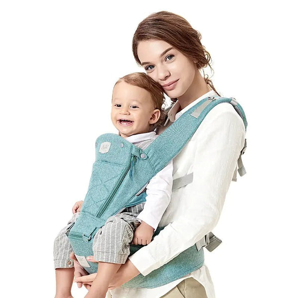 Baby Carrier with Bass Bear Hip Seat for Front Carry - Yahko Merchandise