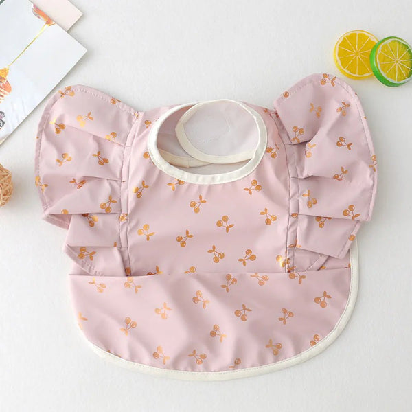 Baby Meal Pocket Waterproof Bib with Angel Wing Design - Yahko Merchandise