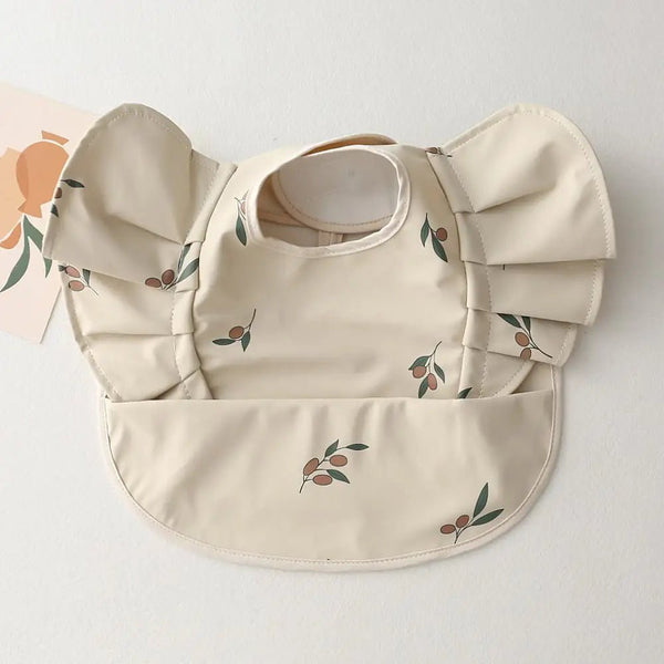 Baby Meal Pocket Waterproof Bib with Angel Wing Design - Yahko Merchandise