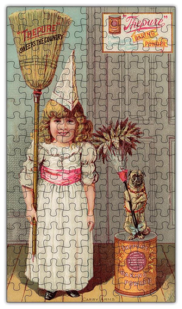Baking Powder Vintage Poster Wooden Jigsaw Puzzle 6710 - Yahko Merchandise
