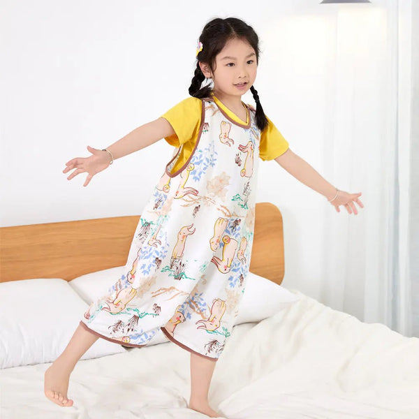 Bamboo Fiber Antibacterial Children's Sleeping Bag Vest - Yahko Merchandise