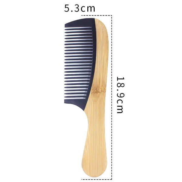 Bamboo Hair Comb for Women - Anti - Static Wooden Design - Yahko Merchandise