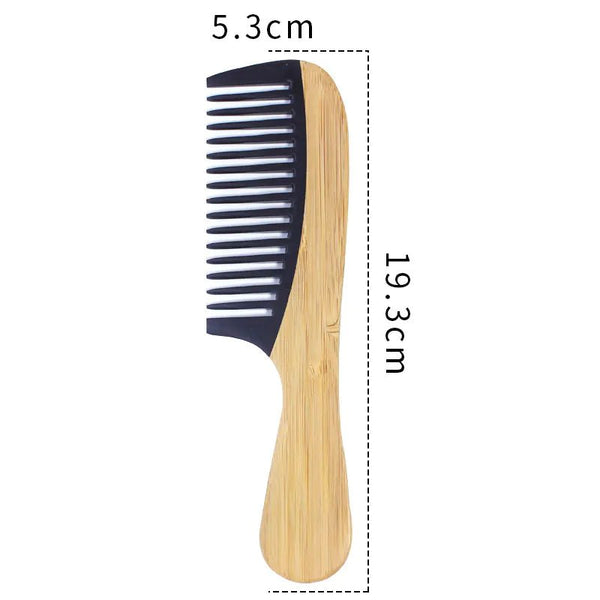 Bamboo Hair Comb for Women - Anti - Static Wooden Design - Yahko Merchandise
