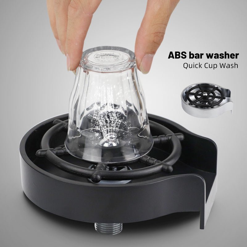 Bar Counter Cup Washer Sink High - pressure Spray Automatic Faucet Coffee Pitcher Wash Cup Tool Kitchen - Yahko Merchandise