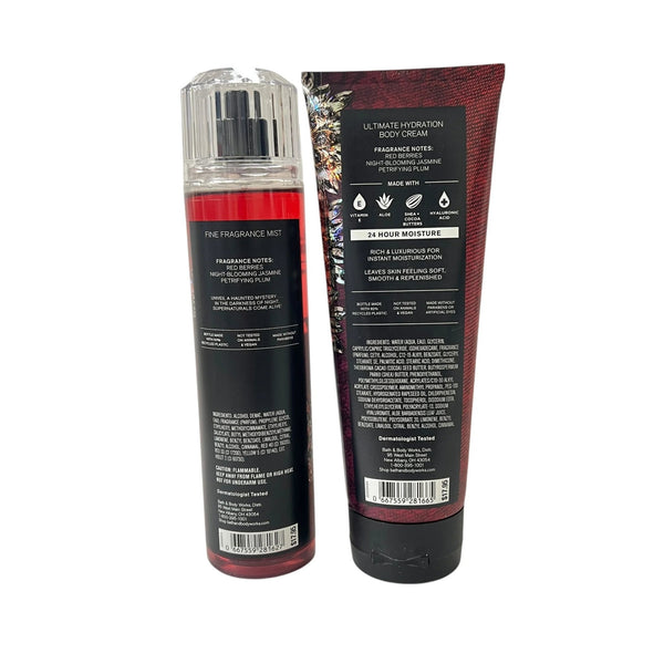 Bath and Body Works Vampire Blood Fragrance Mist & Body Cream Set - Yahko Merchandise