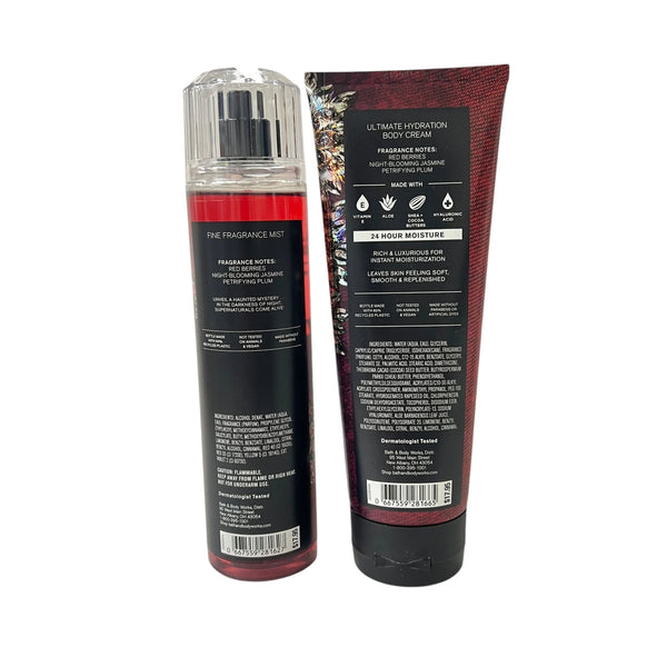 Bath and Body Works Vampire Blood Fragrance Mist & Body Cream Set - Yahko Merchandise